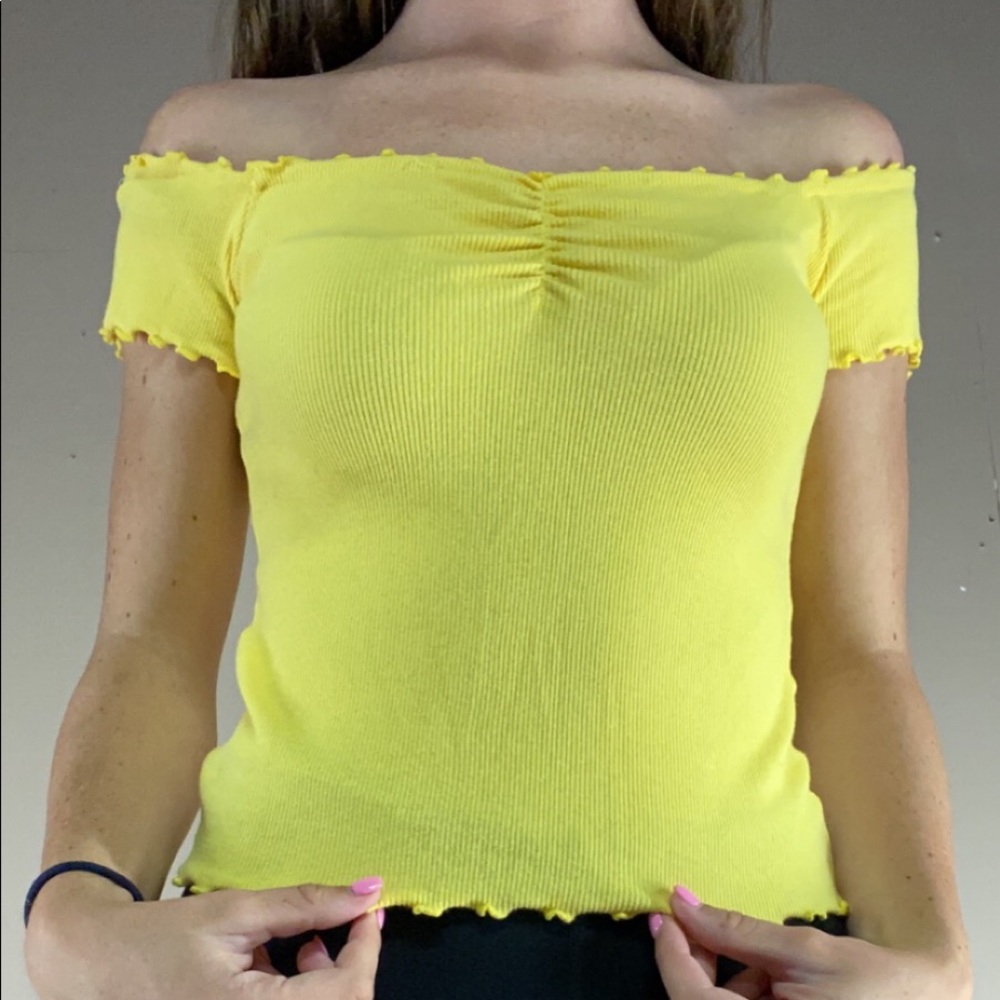 Hollister Off Shoulder Shirt